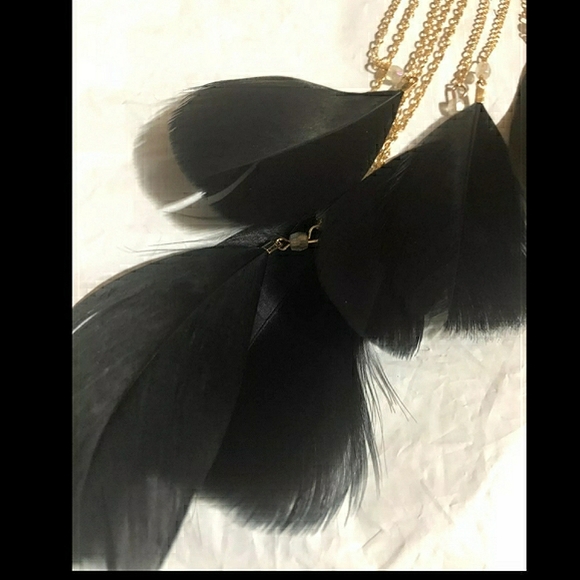 💋SUKI BOJO FEATHER TASSEL CUFF EARRING!!! - Picture 6 of 8